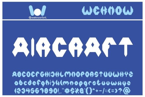 Aircraft: A Designer's Review of This Bold Display Typeface