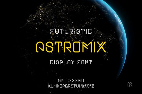 Astromix: The Futuristic Display Font for Modern Web Design