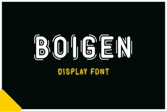 Boigen: The Modern Display Typeface That Elevates Editorial Design