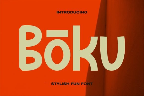 Boku: The Trendy Display Font That Elevates Campaign Visuals