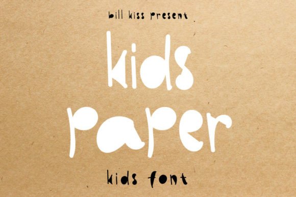 Bringing Joy to Your Shop with Kids Paper Typeface