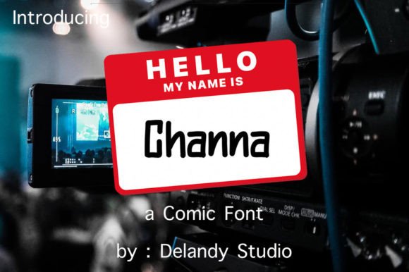Channa: The Cheerful Display Typeface for Handmade Creations