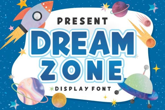 Dream Zone: A Bold Display Typeface for Modern Web Design