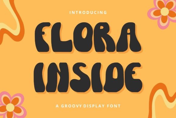 Flora Inside: A Retro Display Typeface for Bold Campaigns