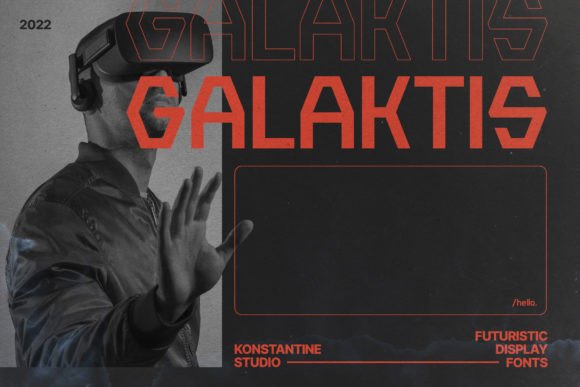 Galaktis: The Futuristic Display Font for Scroll-Stopping Campaigns