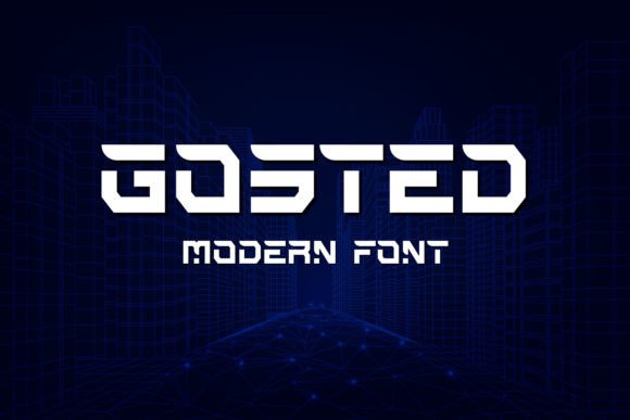 Gosted: The Modern Display Typeface for Bold Brand Identity