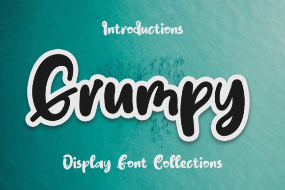 Grumpy: A Playful Display Typeface for Modern Web Design