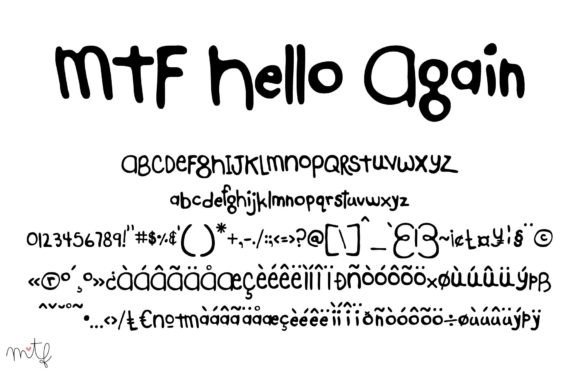 Hello Again: The Perfect Display Font for Handmade Brands