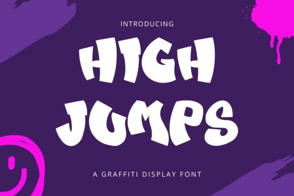 High Jumps: The Graffiti Display Font for Bold Editorial Design