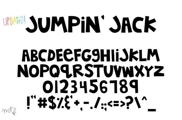 Jumpin Jack: The Cartoon Display Font That Elevates Brand Identity