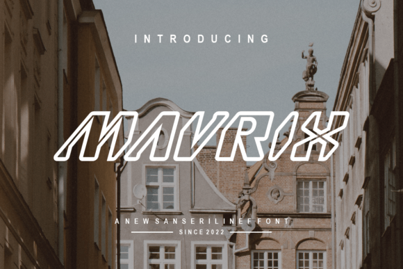 Mavrix: The Sweet Display Font for Elevated Brand Identity