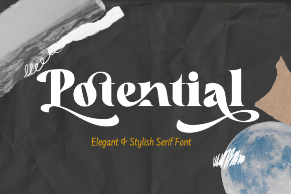 Potential: The Perfect Serif Display Font for Handmade Branding