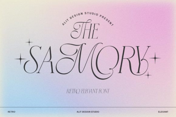 Samory: The Perfect Display Font for Chic Handmade Products