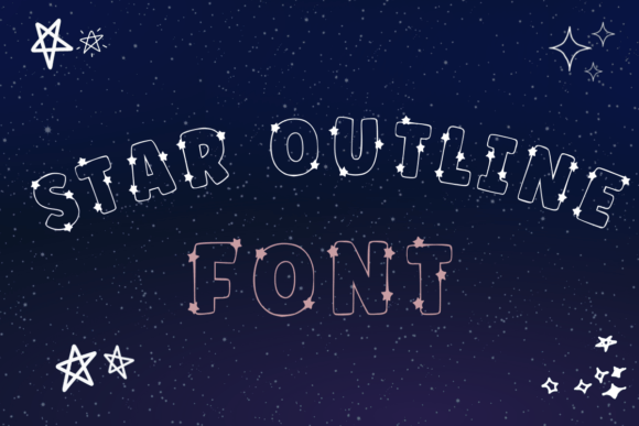 Star Outline: The Playful Display Typeface for Campaigns That Pop