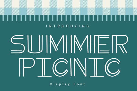 Summer Picnic: The Perfect Display Typeface for Your Brand
