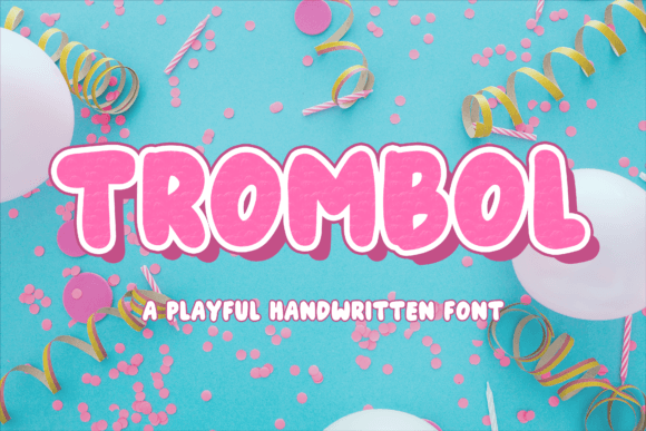 Trombol: The Playful Display Font for Stronger Brand Identity