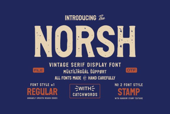 Upgrade Your Brand Identity with the Norsh Display Typeface