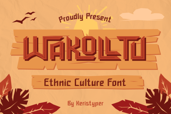Wakolltu: A Unique Display Font for Authentic Brand Identity